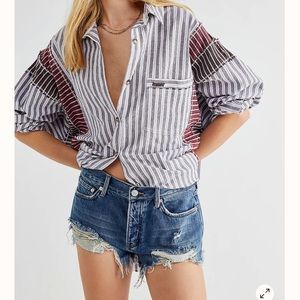 Free People Loving Good Vibrations Cutoffs